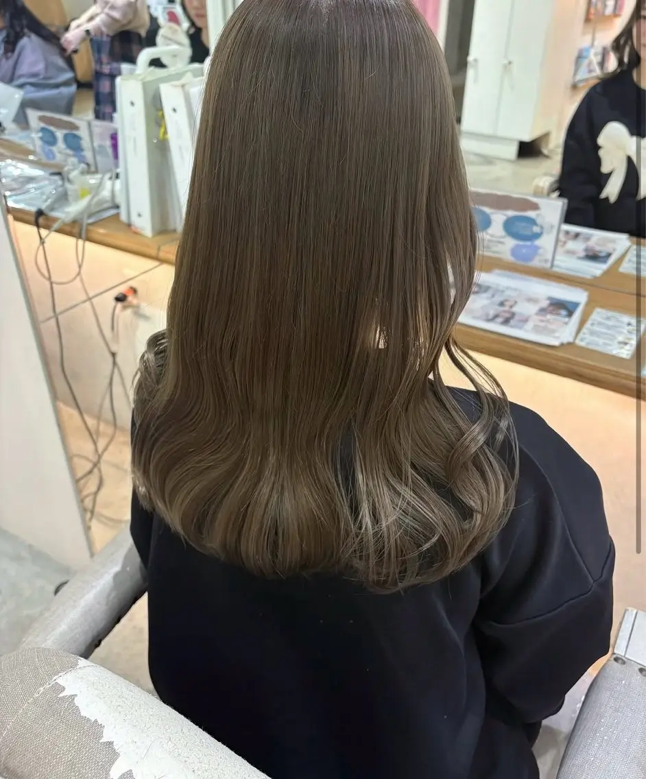 ꒰ 2.3回目の方 ꒱ アディクシーカラー+リペアトリートメント🌿‬🤍の写真