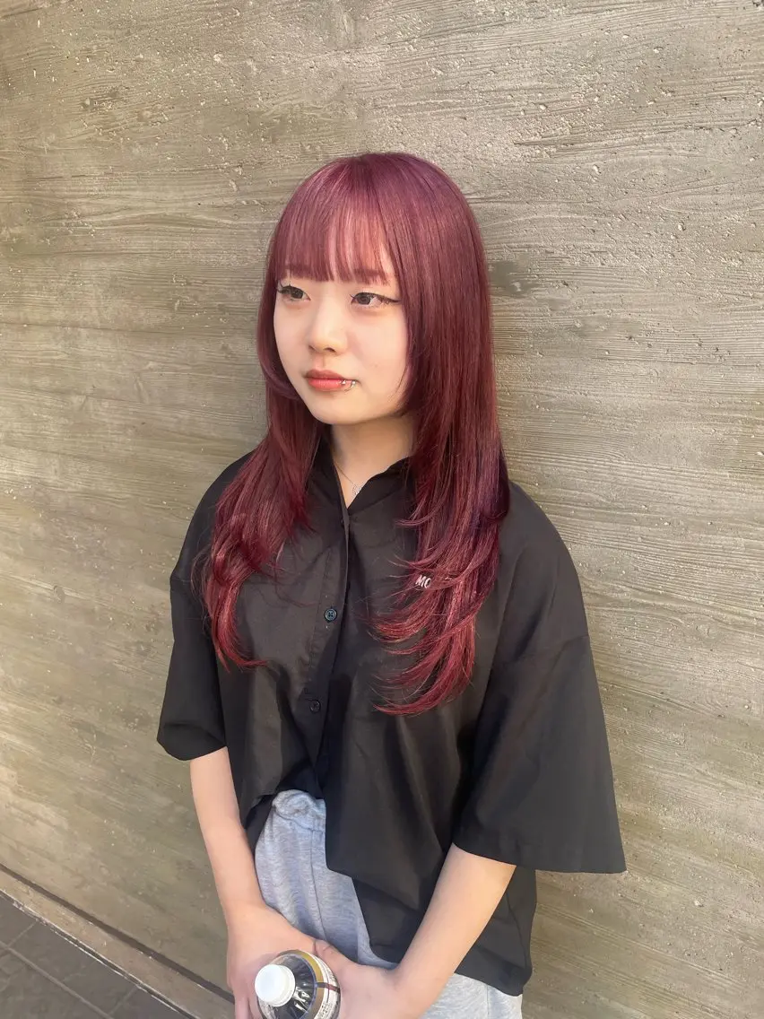 ロング カラー 💎HYUGO❄️ ハイトーン/インナーのヘアスタイル
