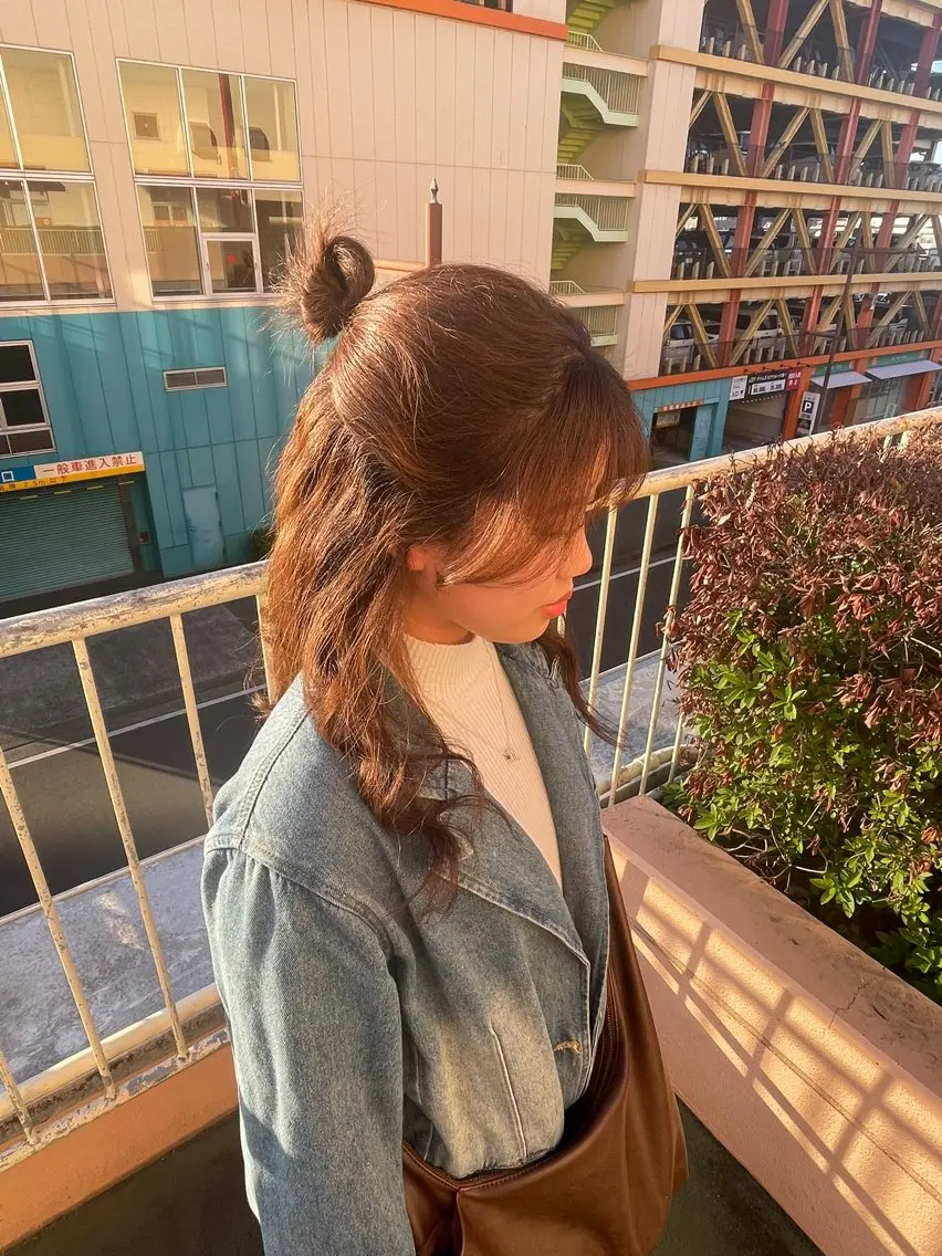 セミロング ヘアアレンジ ヘアセット MAIKA/ 茅ヶ崎のヘアスタイル
