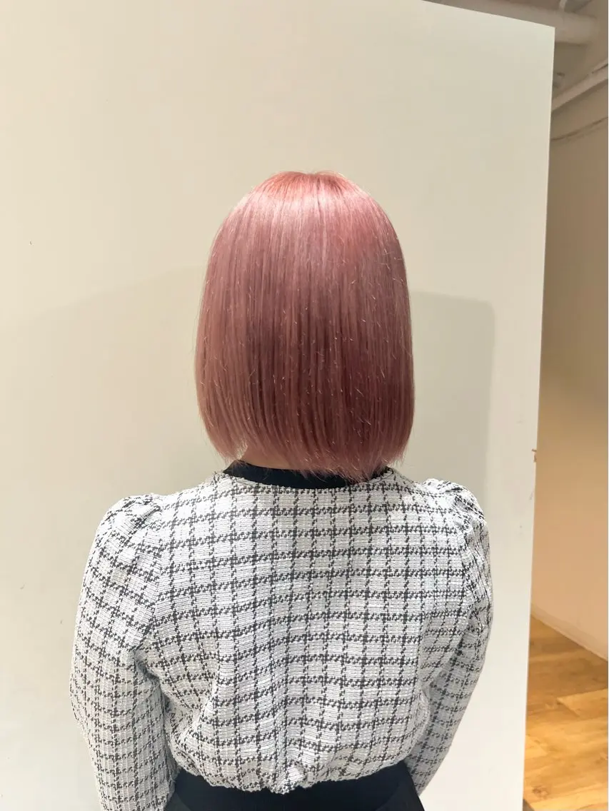 ミディアム ヘアカラー ai 梅田/暖色カラーのヘアスタイル