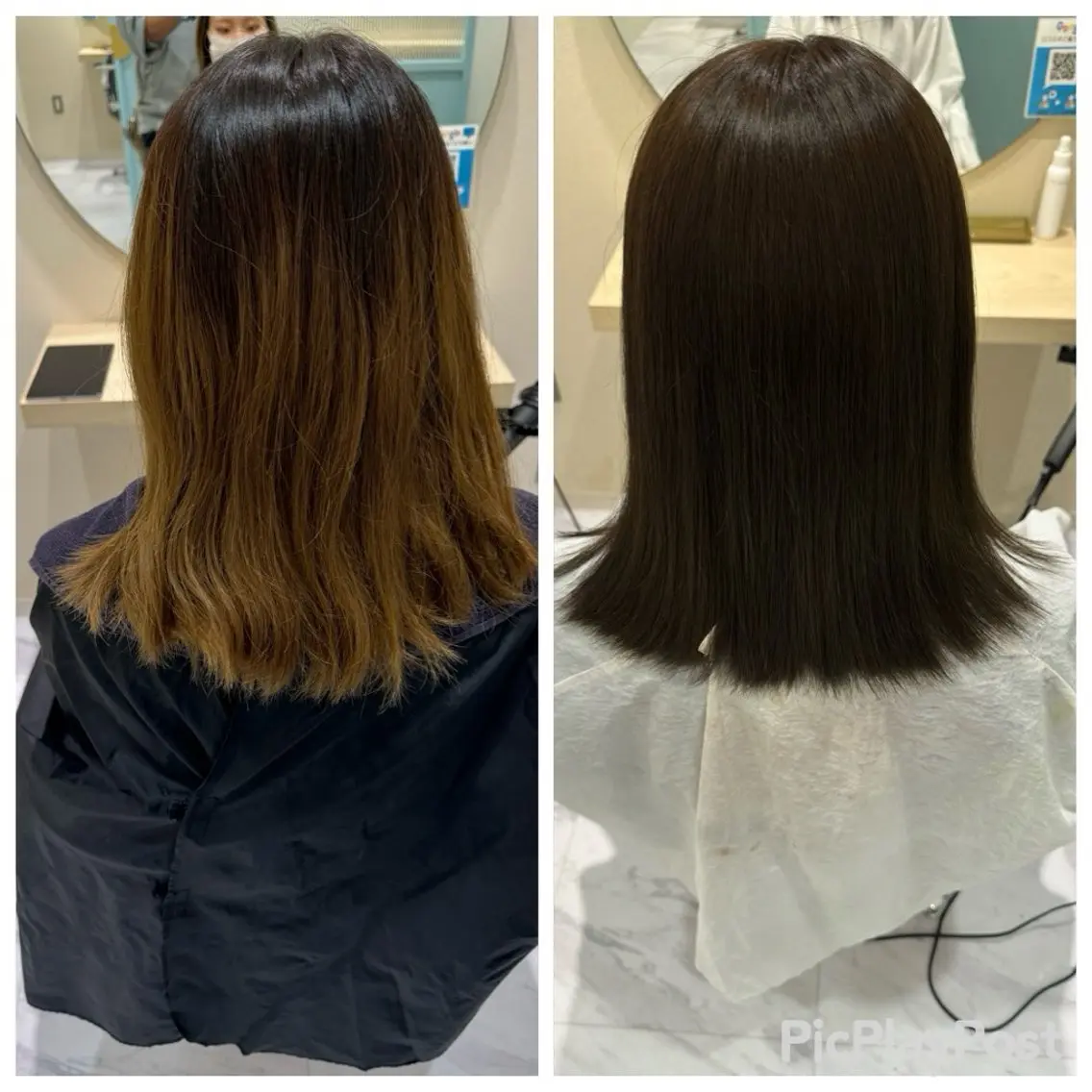 ミディアム 縮毛矯正 トリートメント 丹野 圭太のヘアスタイル