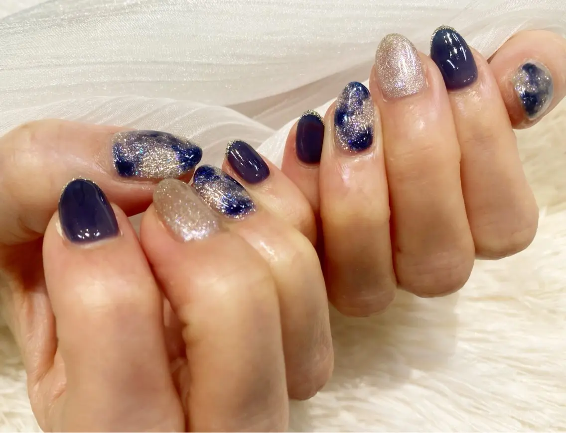 ネイル 持ち込み ニュアンスネイル ハンドネイル ネイルサロン nail_upのネイルデザイン