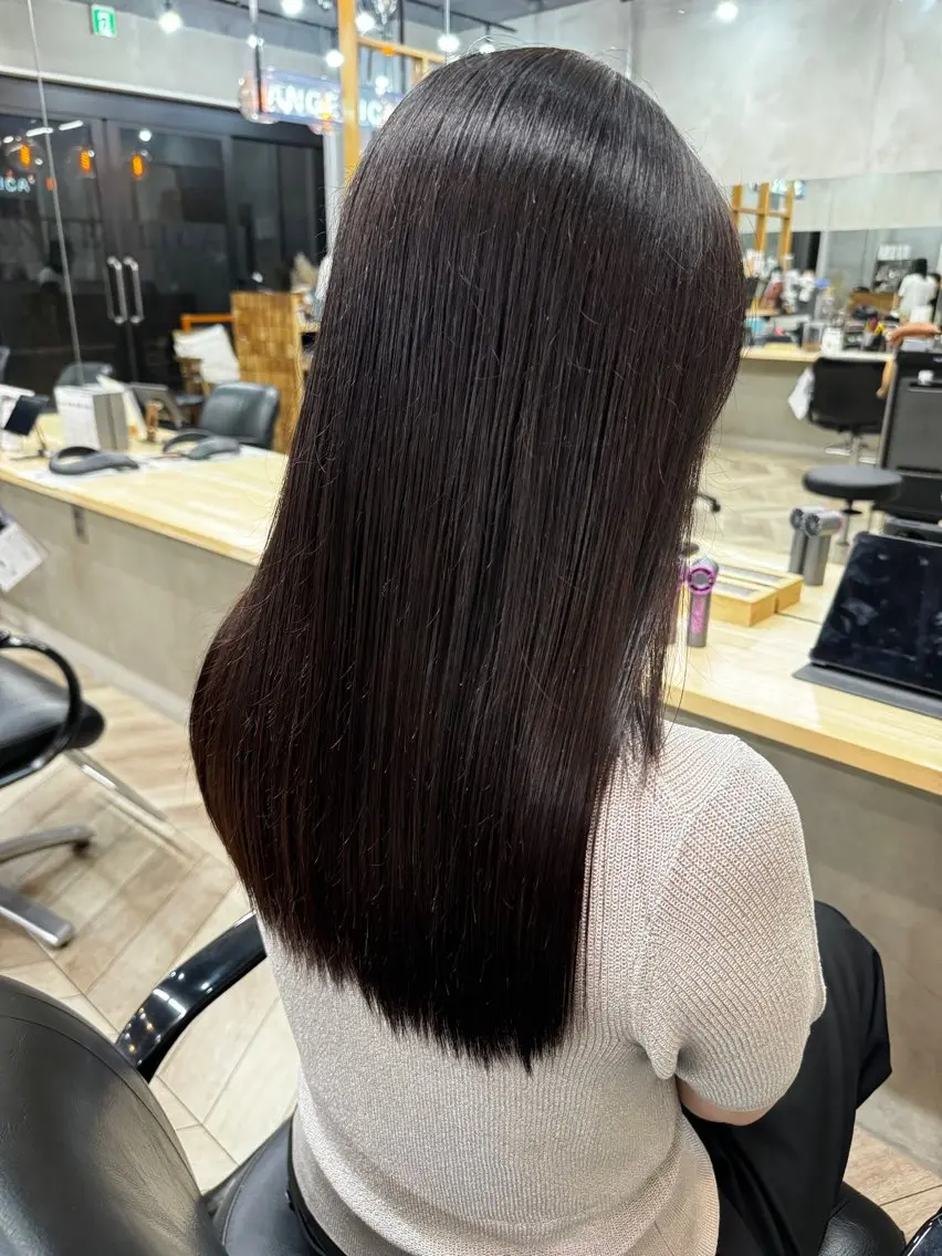 髪質改善カラー+超高濃度水素TR+バイカルテ4step+marbbの写真