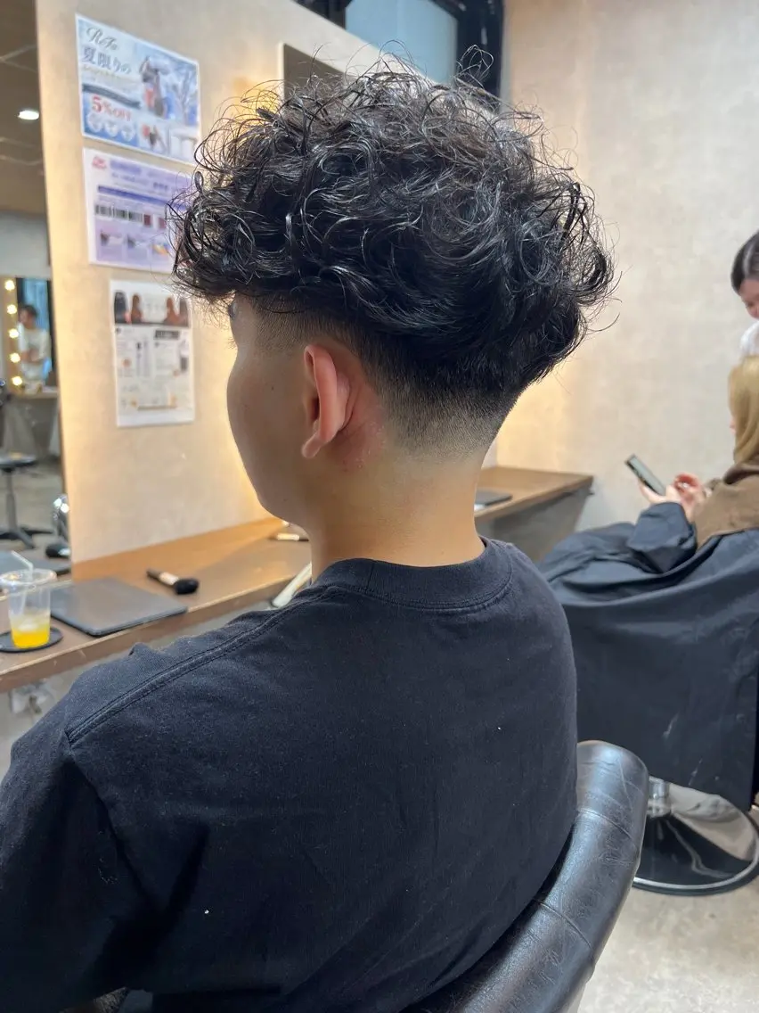 パーマ メンズ カット パーマ RIENS_俊輔 /パーマのヘアスタイル