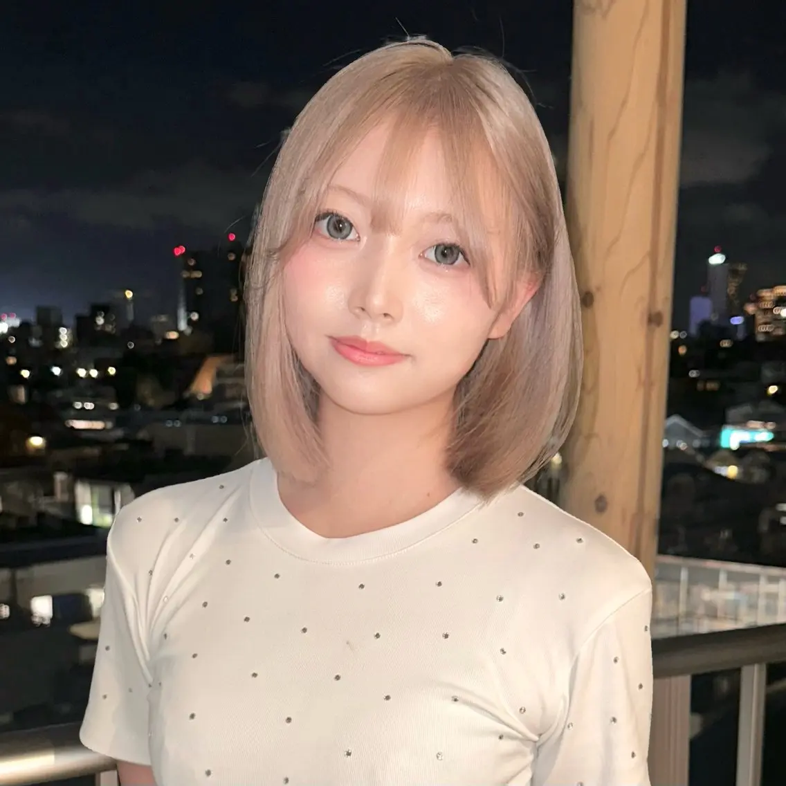 ミディアム カラー ハイトーンカラー ボブ ヘアカラー 原宿/ブリーチ特化/ RYUTOのヘアスタイル