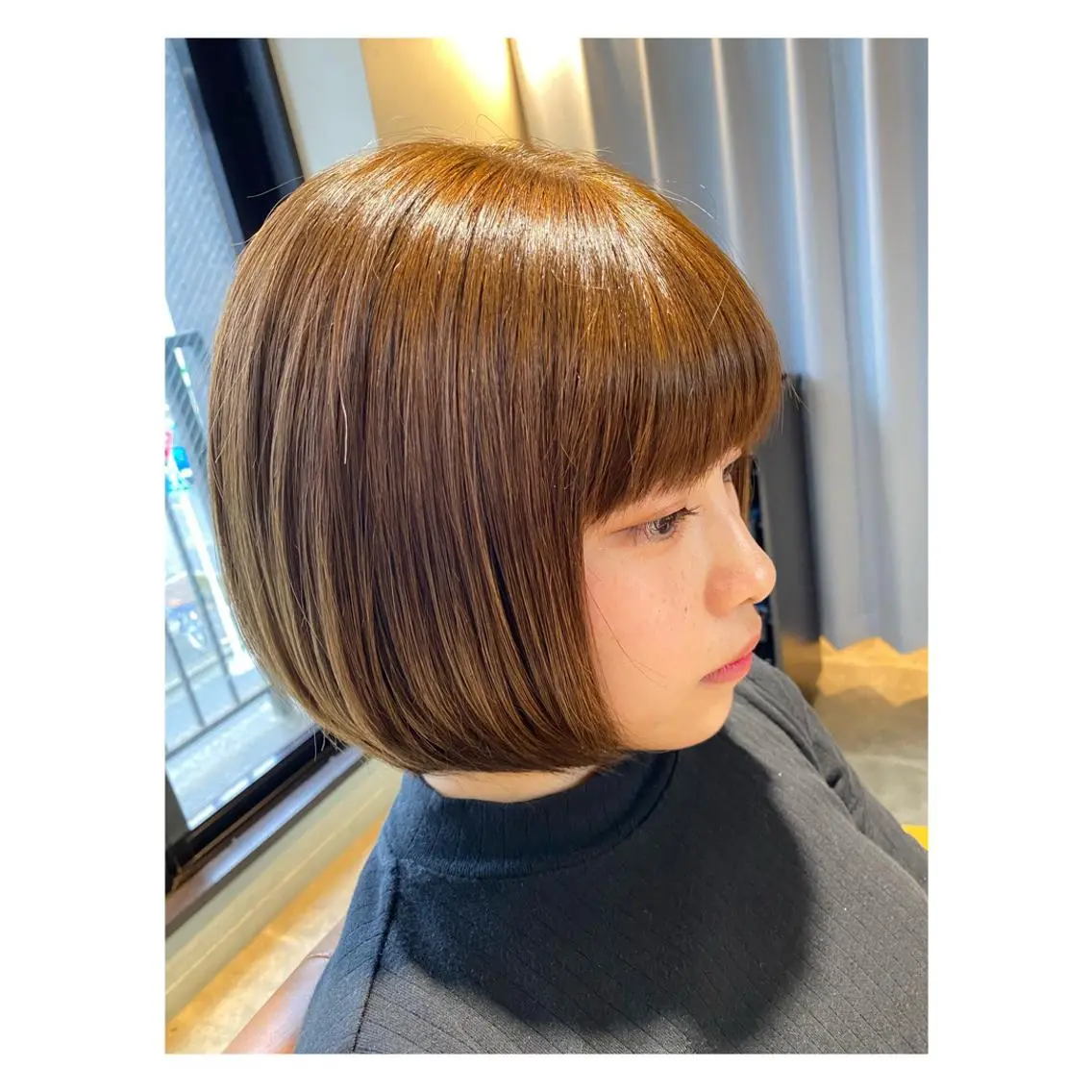 ショート ボブ 🩵盛れる顔周りヘア EMI🩵のヘアスタイル