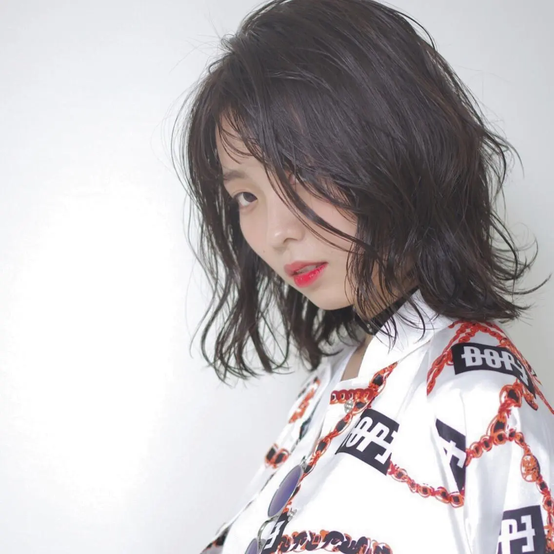 ショート ミディアム セミロング ロング カラー パーマ ヘアアレンジ 藤井 仁紀のヘアスタイル