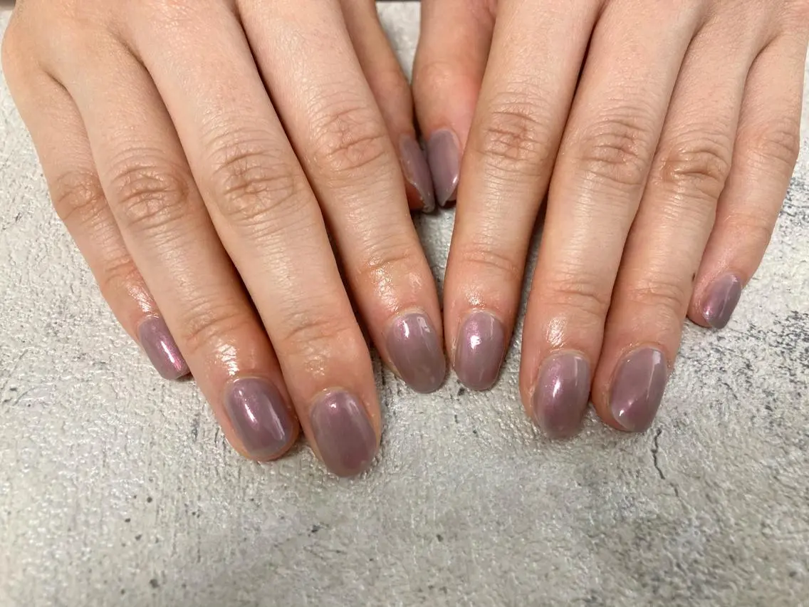 ネイル ワンカラーネイル ハンドネイル mogunail &blowのネイルデザイン
