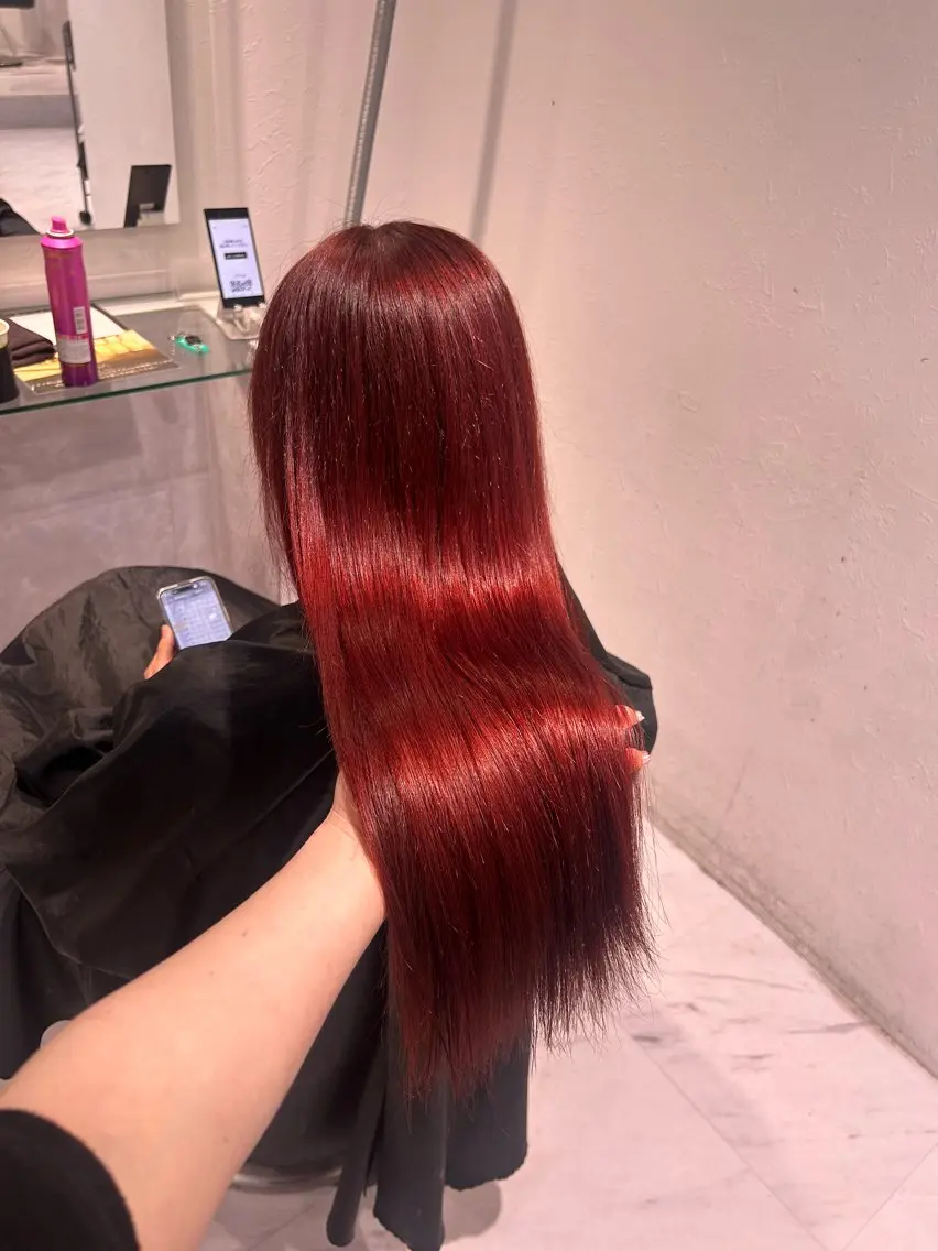 ロング カラー mai /暖色カラー♥️のヘアスタイル
