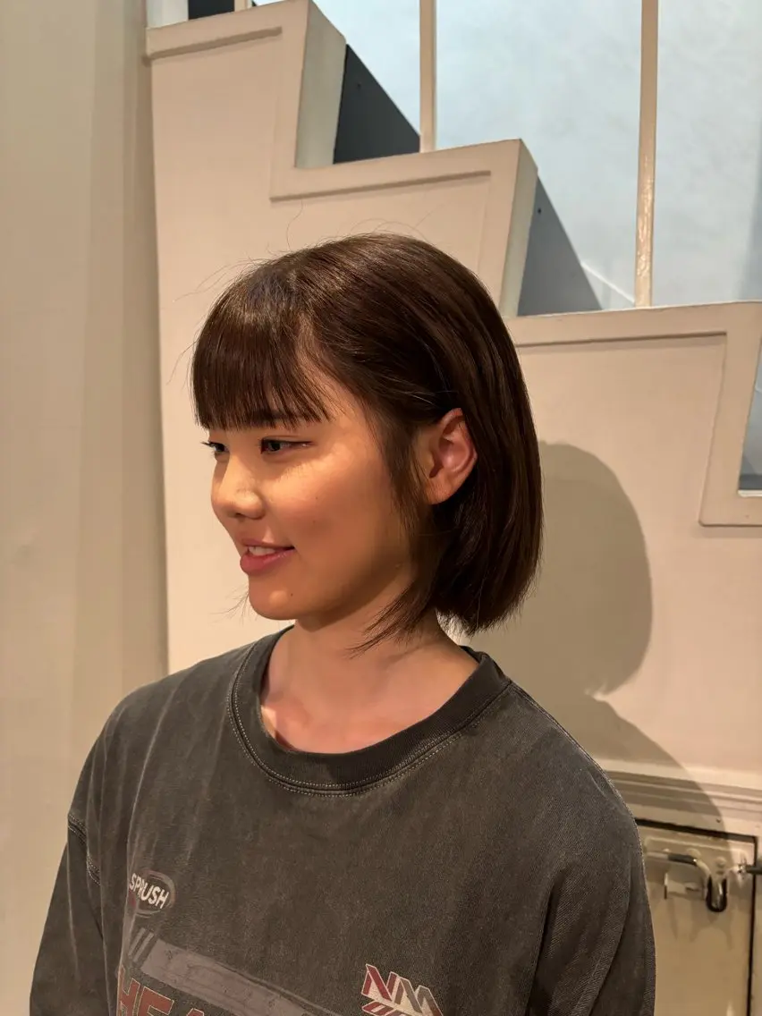 カラー カット ヘアカラー トリートメント ワタナベ イオリ🧼のヘアスタイル