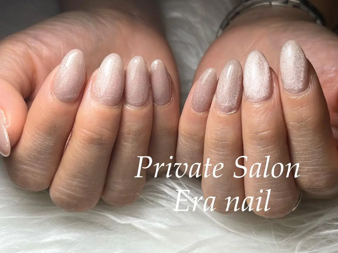 ネイル マグネットネイル マグネットワンカラー ワンカラーネイル ハンドネイル Era nailのネイルデザイン