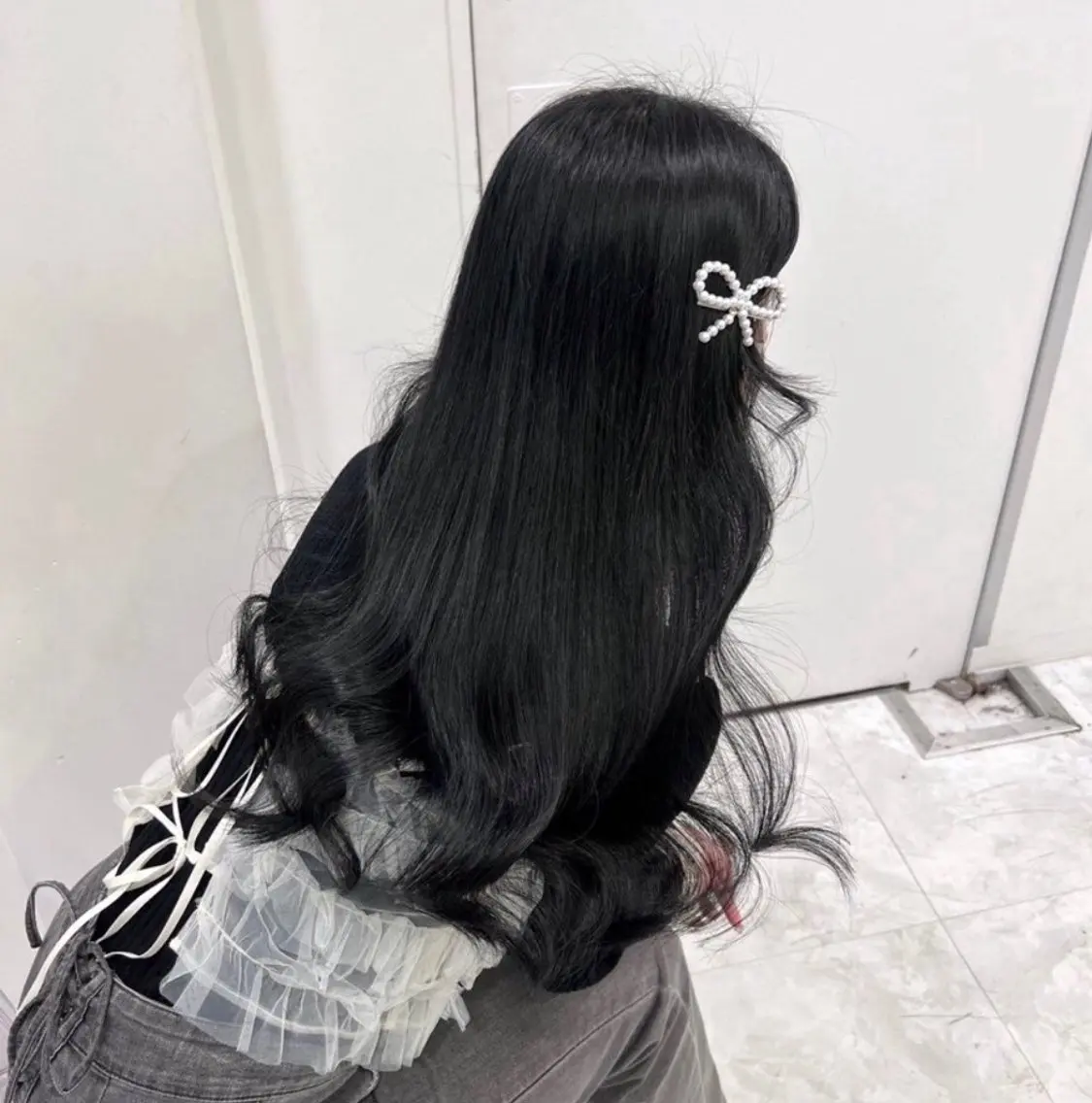 ロング ヘアカラー ブリーチありorなし 暖色カラー🎀セナのヘアスタイル