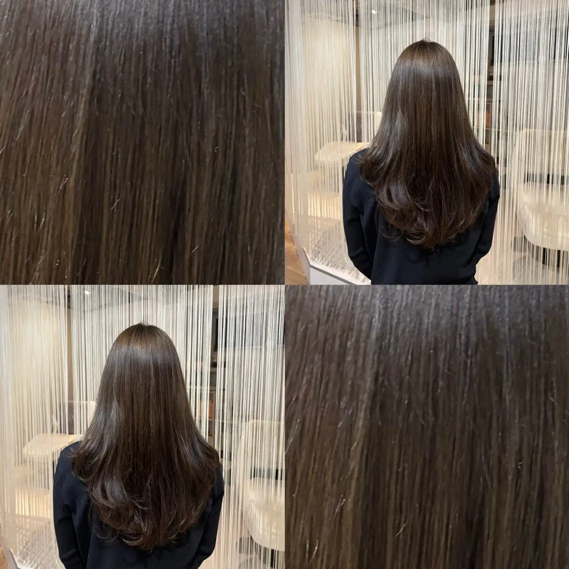 ロング カラー アッシュ アッシュグレー アッシュグレージュ 透明感カラー グレージュ カット ヘアカラー トリートメント RINNO🌷透明感 カラー/髪質改善のヘアスタイル