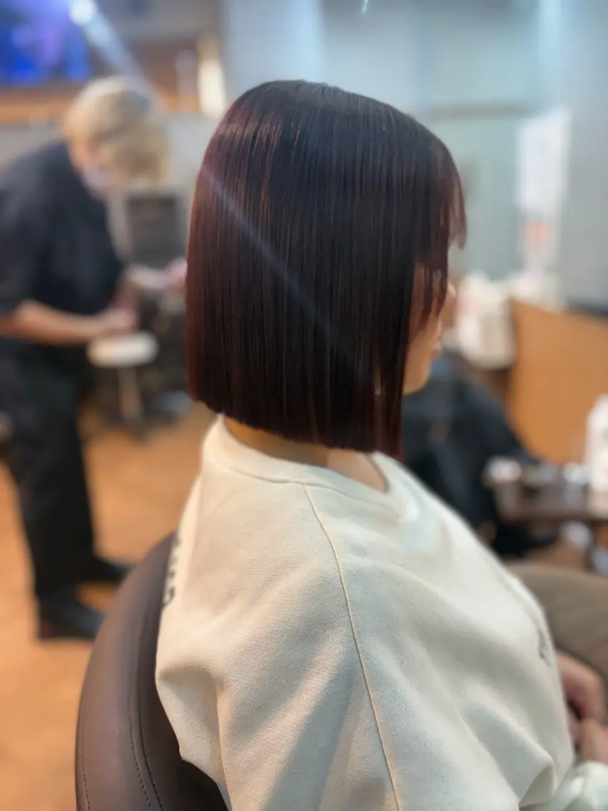 ショート カット ヘアカラー 🍒Ayana🍒 艶カラー🍒のヘアスタイル
