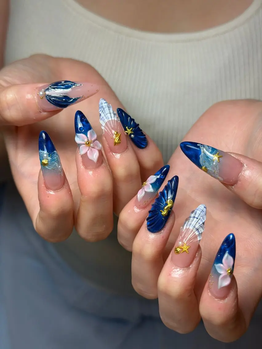 ネイル 韓国ネイル シンプルネイル ワンホンネイル ハンドネイル CoMo Nailのネイルデザイン