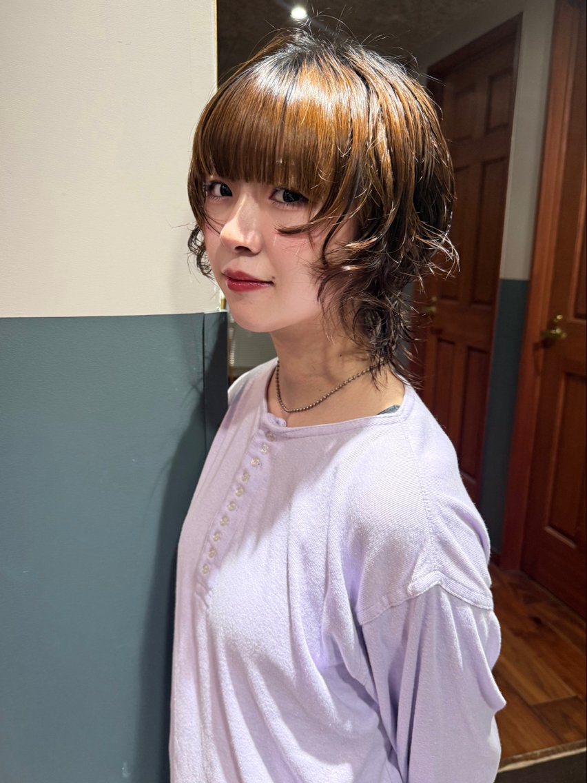 ショート カラー 似合わせカット カット ヘアカラー パーマ トリートメント mai / linoah˚✧のヘアスタイル