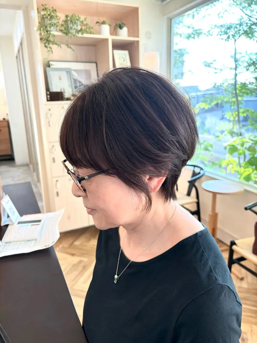 ショート ショートヘア 鈴木 祐香のヘアスタイル