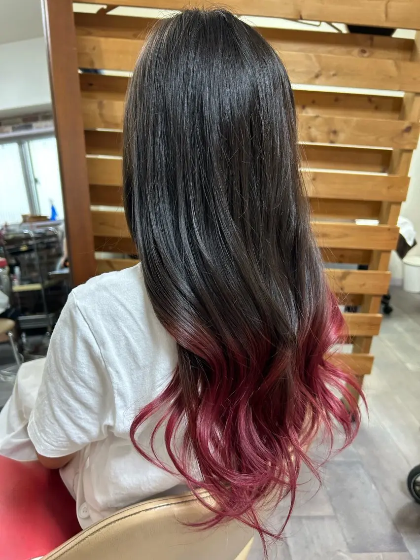 ロング カラー ヘアカラー 🌈アイスアウト🌈 Mahoのヘアスタイル