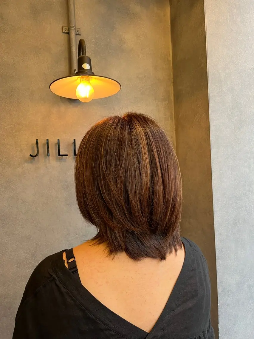 カウンセリングで決めるハイライトorシークレットハイライト+カラーメンテナンスカット💇♀️選べるトリートメント付きの写真