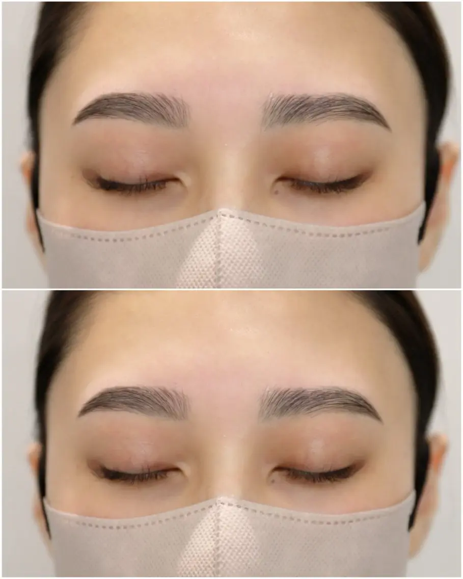 EYEBROW STYLING 間引き/ 鎮静ケア/ メイク付の写真
