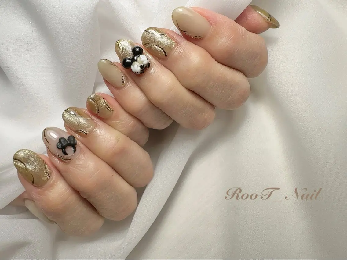 ネイル マグネットネイル ハンドネイル RooT Nailのネイルデザイン