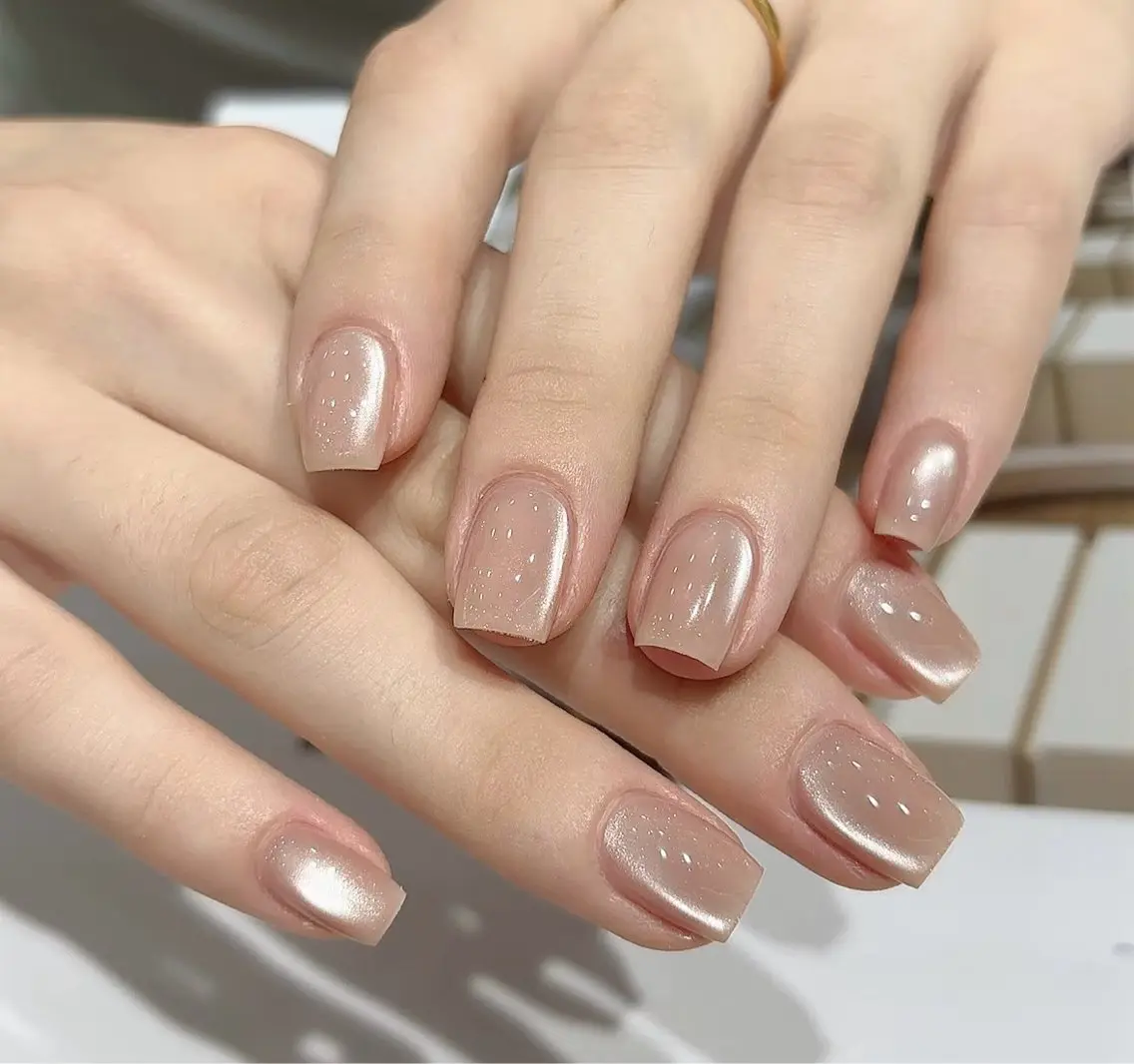 ネイル オーロラネイル 長さ出し フラッシュネイル フラワーネイル フットネイル ハンドネイル 🎀 Ruruのネイルデザイン