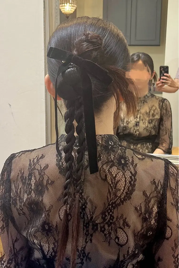 朝7時​〜​OK  早朝料金なし！ヘアセット　ヘアアレンジ　結婚式お呼ばれ、各種イベントに♡（筋盛りと和髪は対象外）の写真