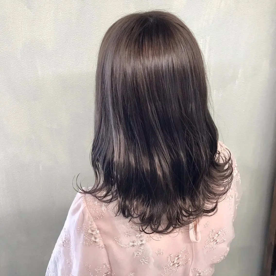 セミロング カラー パーマ ヘアアレンジ キッズ グレージュ kobayashi $hogoのヘアスタイル