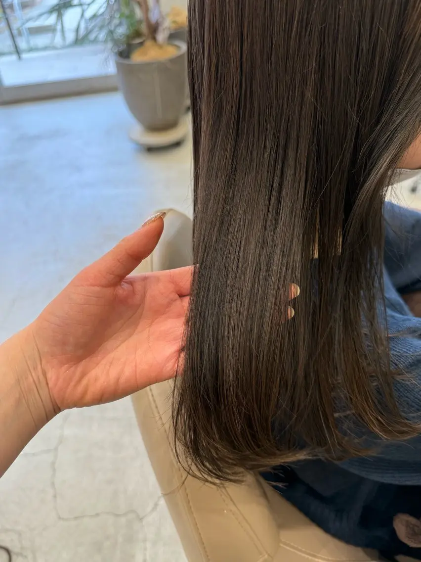 ロング カラー カット ヘアカラー 💛🤍U too e’s /店長🧸のヘアスタイル
