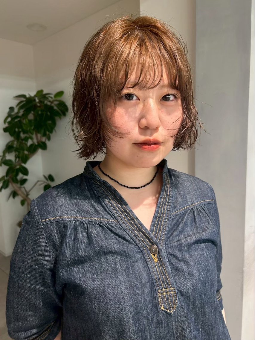 ショート パーマ ボブ カット パーマ 🪷ロングパーマ / ボブパーマ/壁谷🪷のヘアスタイル