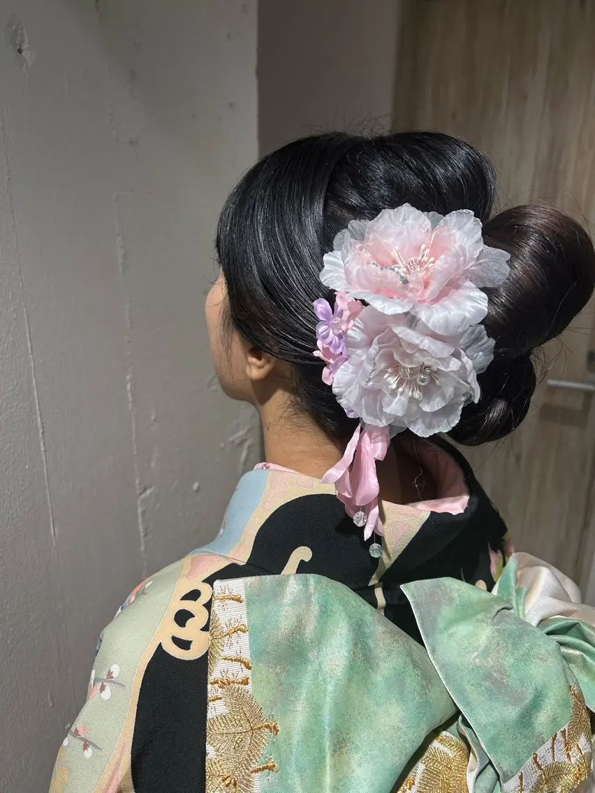 ヘアアレンジ 着物ヘア 着付け 艶カラー🌸アレンジ 🌹Sally🕊️のその他イメージ