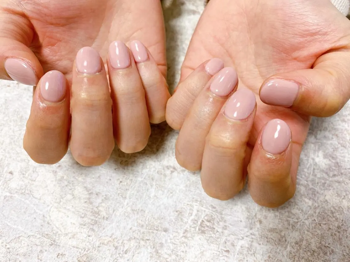 ネイル ピンク ハンドネイル mogunail &blowのネイルデザイン