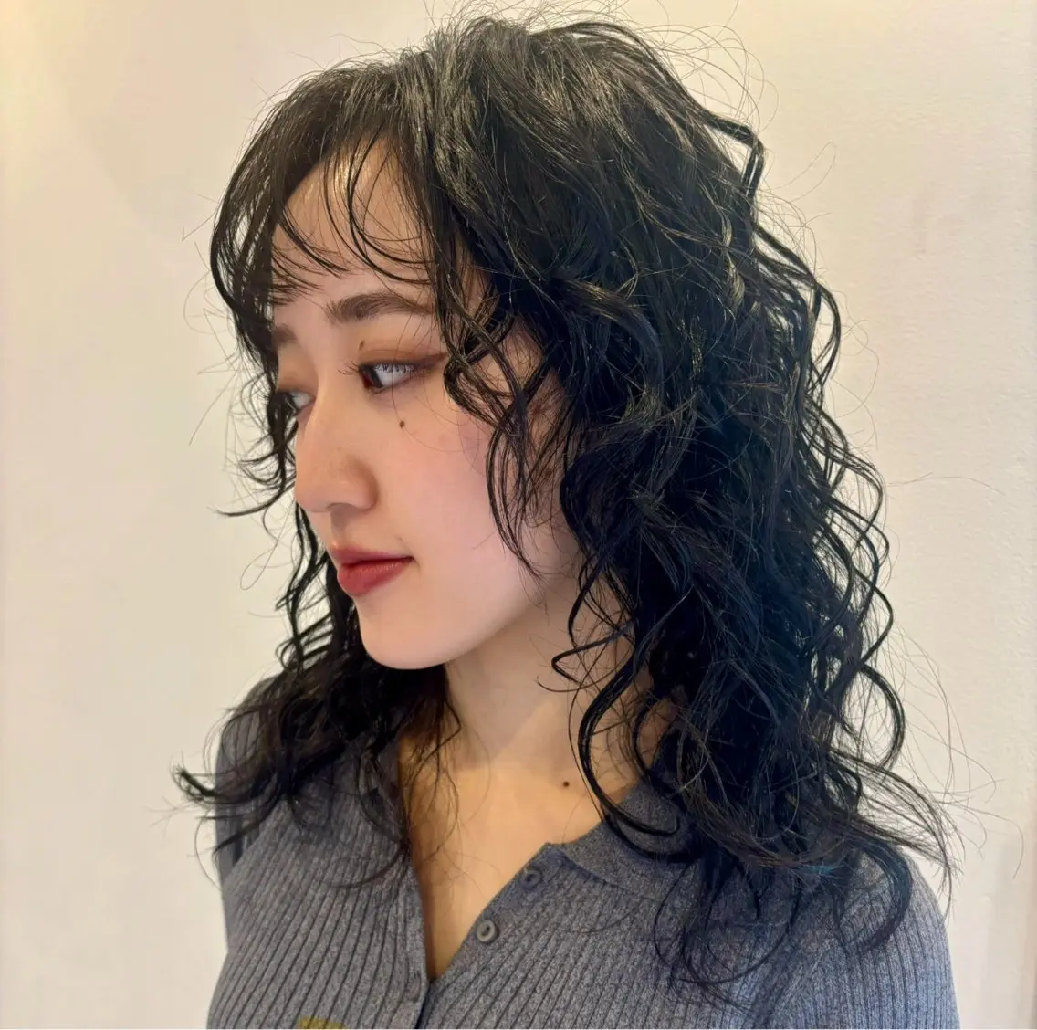 🌱カットパーマ ✂️🌀【ハードパーマ】#カーリーヘア🤍#外国人風パーマ👩🏼🦱の写真