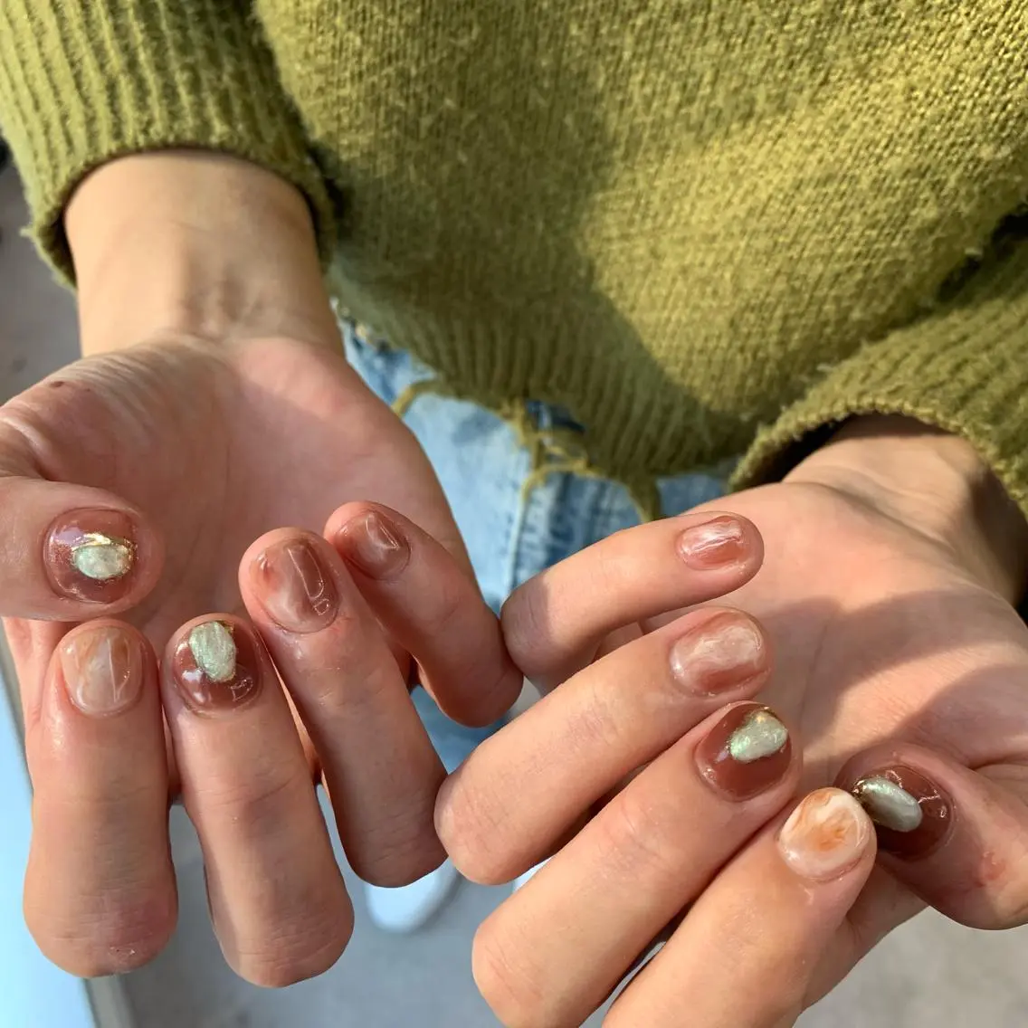 ネイル ニュアンスネイル マキノ ユイのネイルデザイン