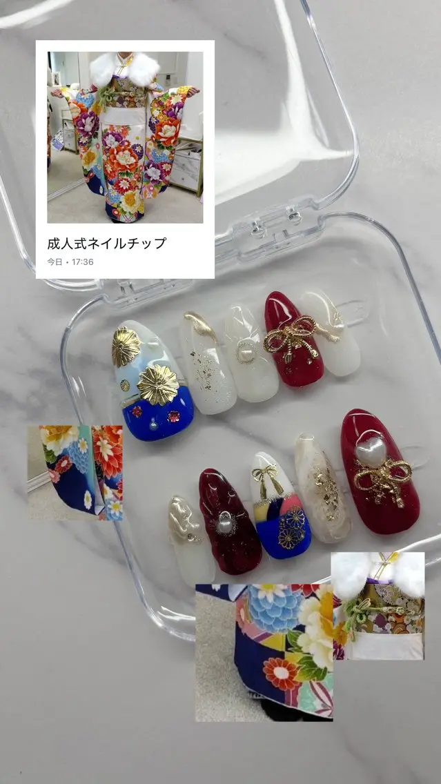 ネイル 成人式 vanity yunaのネイルデザイン