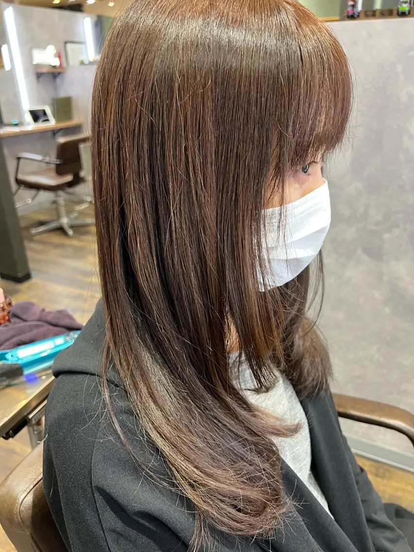 セミロング カラー 武藤 健司のヘアスタイル
