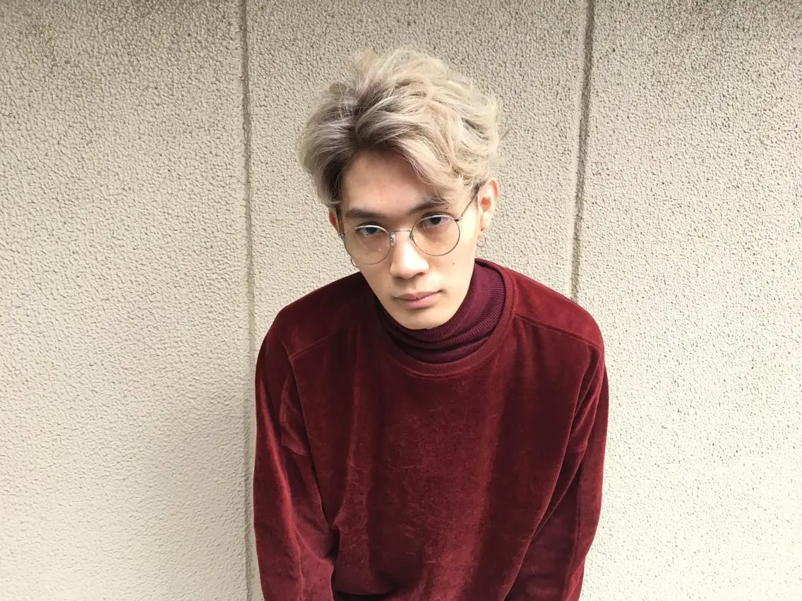カラー メンズ メンズハイトーン ハイトーンカラー SUZUKI KEISUKEのヘアスタイル