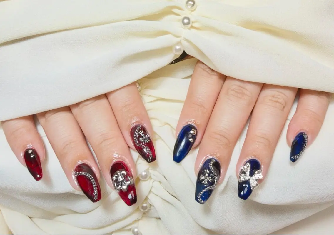ネイル 長さ出し ハンドネイル ✨韓国✨nail salonLumieのネイルデザイン