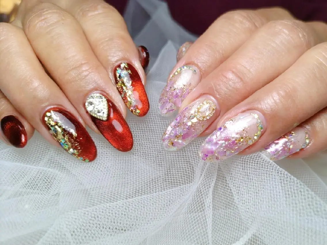 ネイル 長さ出し ハンドネイル ulunail mikaのネイルデザイン