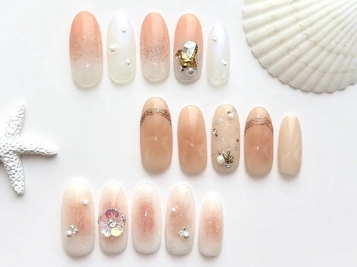 ネイル チークネイル NailSalon MAHINAのネイルデザイン