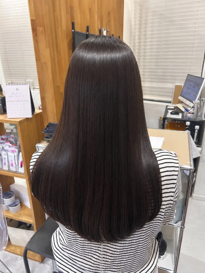 【⭐️NEW⭐️】髪質改善カラー+acoteトリートメントの写真