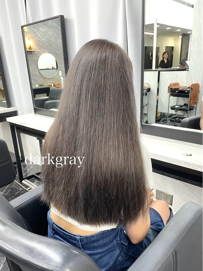 ロング カラー ヘアカラー トリートメント エクステ🩵ブリーチ 韓国ヘア🩵KAEのヘアスタイル