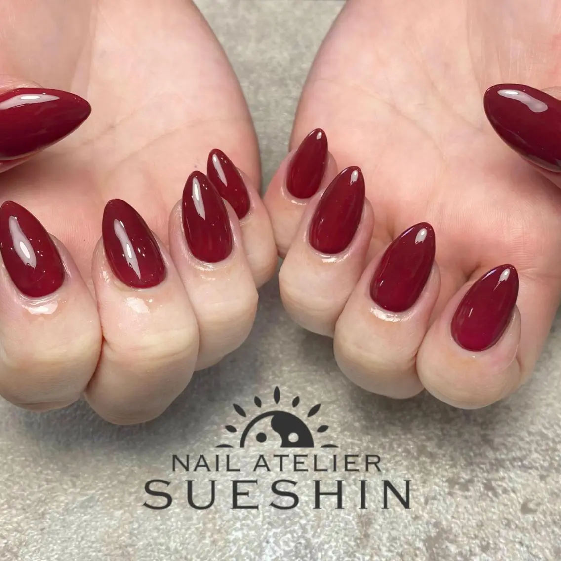 ロング ハンドネイル S ueshinのネイルデザイン