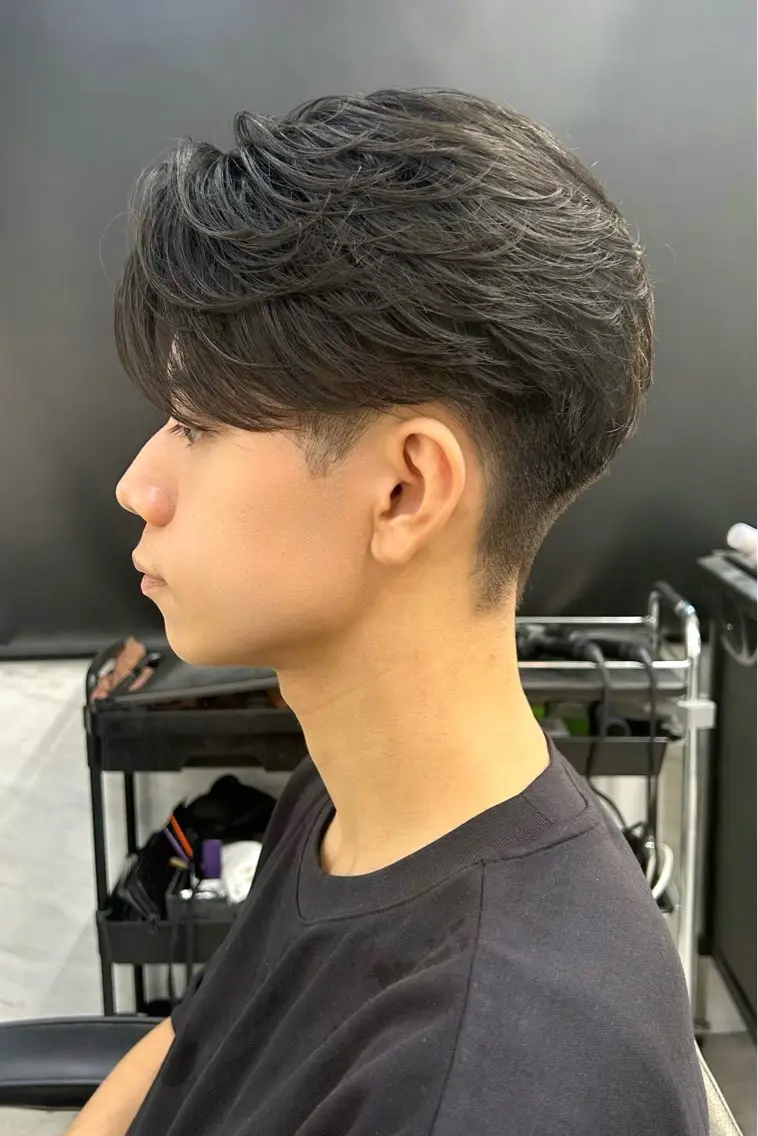 ショート パーマ メンズ カット ヘアセット メンズスタイリスト 前田雄輝のヘアスタイル