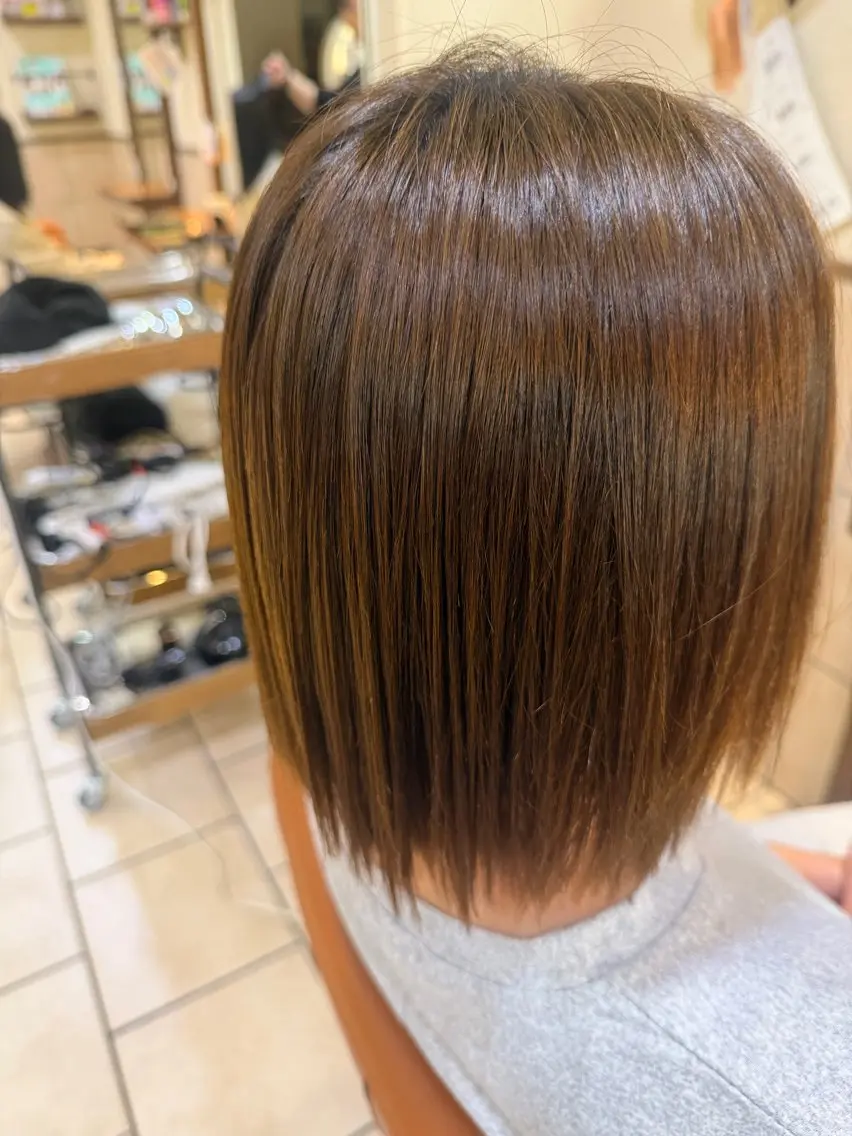 ショート 縮毛矯正 井上 琉菜のヘアスタイル