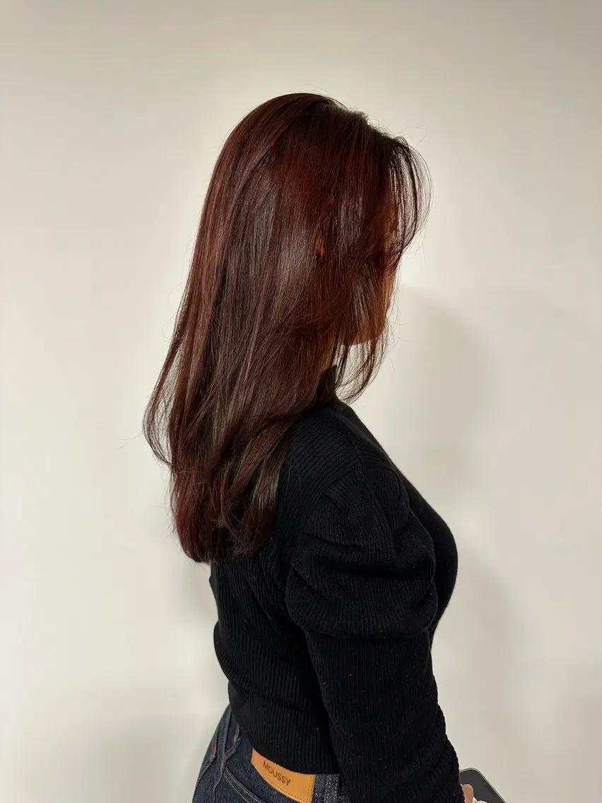 セミロング 山田 花帆のヘアスタイル