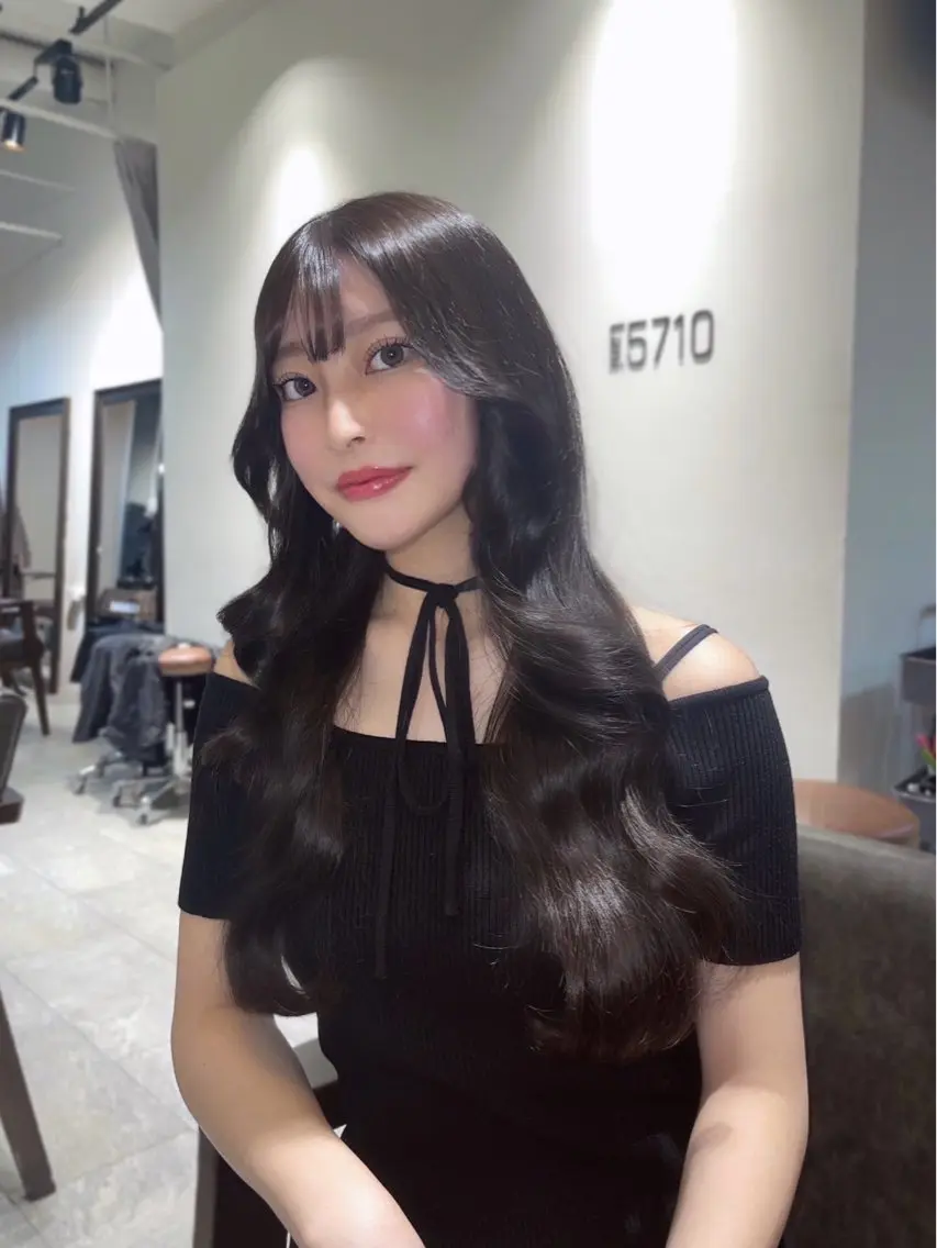 ロング カラー ヘアアレンジ ヘアカラー 🎀ハイトーン・艶 カラー HANA🎀のヘアスタイル