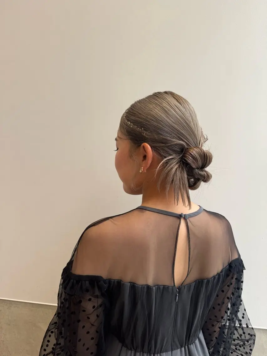 ヘアアレンジ しみず さきのヘアスタイル