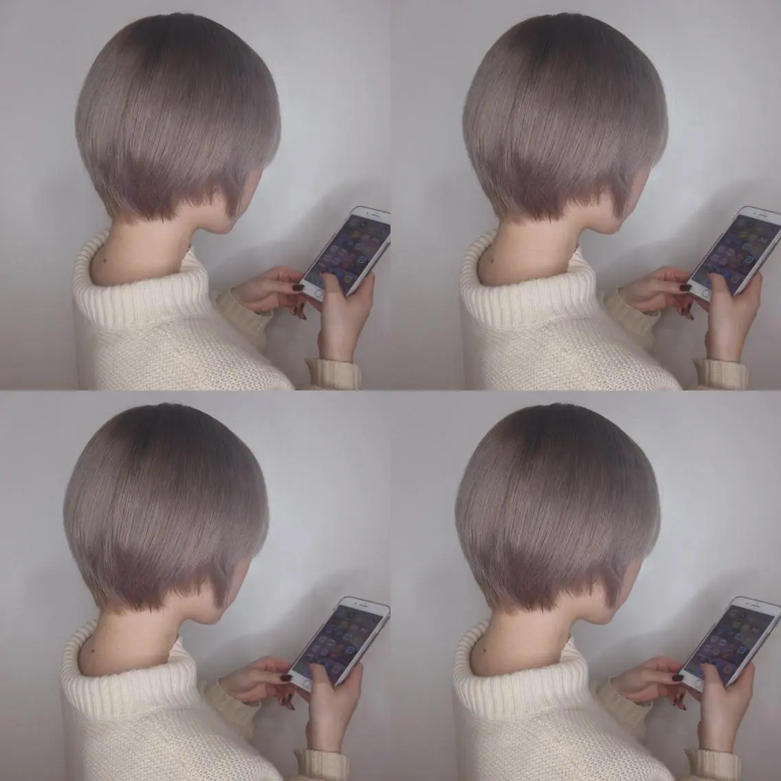 ショート カラー ヘアアレンジ ブリーチ ケアブリーチ 透明感カラー 外国人風カラー カット ヘアカラー トリートメント 竹内啓太 ボブのヘアスタイル
