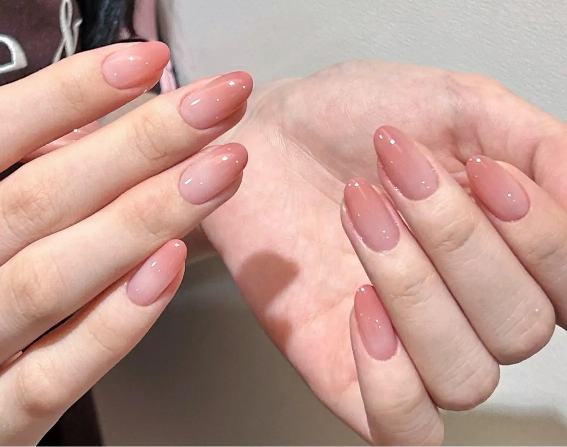 ハンド🌸クリアベースカラーグラデーション(オフ込み)の写真